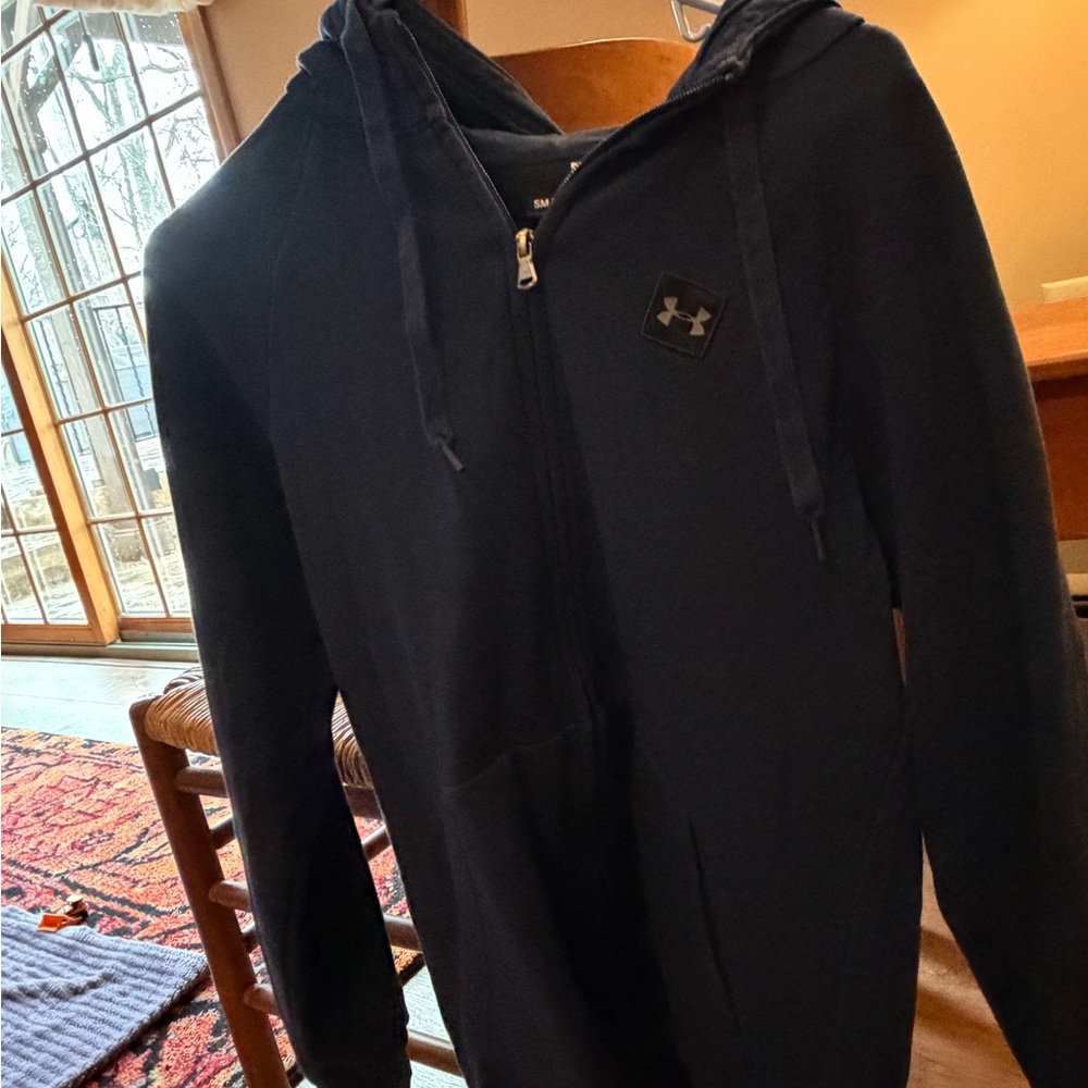 Under Armour Men's Black Zip-Up Sweater